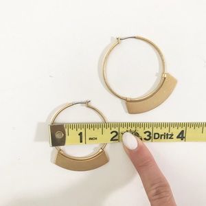 Madewell Jewelry - Madewell crescent hoop earrings Madewell Jewelry - Madewell crescent hoop earrings